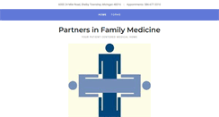 Desktop Screenshot of partnersinfamilymedicine.com