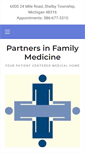 Mobile Screenshot of partnersinfamilymedicine.com